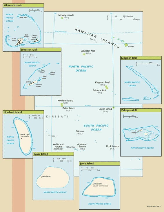 The overview map of the N/A national land.